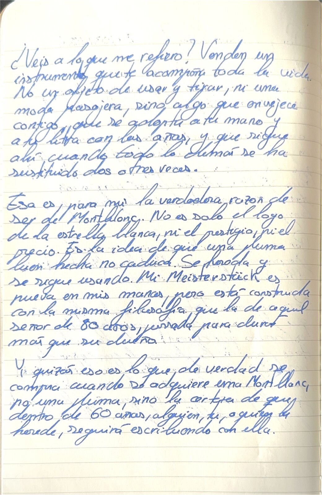 Nota manuscrita original del artículo — página 2